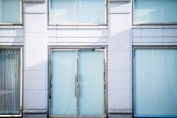 Empty storefront with window display