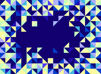 
Abstract hipster background made of small vector triangles of different colors. Geometric pattern for your design