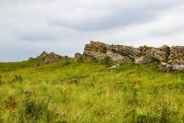 Cult stones is a megalithic site consisting of mounds, dolmens, mounds and single menhirs in...