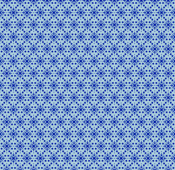 Vector seamless pattern with geometric shapes collected in a symmetrical ornament. Vintage texture for printing