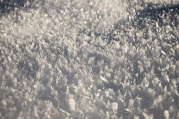 fresh snow winter background banner