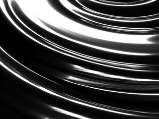 Metallic abstract wavy liquid background