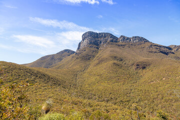 Bluff Knoll, the highest peak in the Sitrling Range National Park, north of Alabany in Western Australia