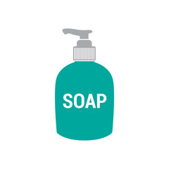 Liquid soap icon design template vector isolated