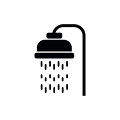 Shower icon design template vector isolated illustration