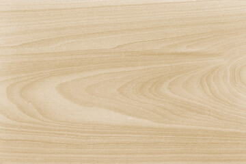 Crown cut bleached walnut wood texture with abstract wavy grain - obrazy, fototapety, plakaty