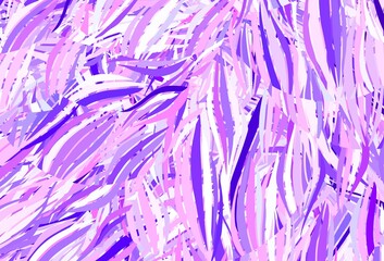 Light Purple, Pink vector background with abstract shapes.