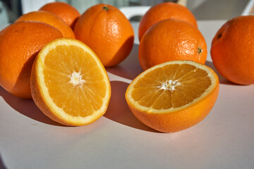 Naranjas partida. Naranjas de Valencia