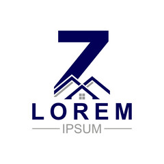 Ilustration vector graphic of Z real estate logo