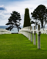 Normandy France WWII cemetery