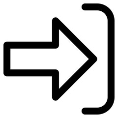 Fototapeta premium Logout Sign 