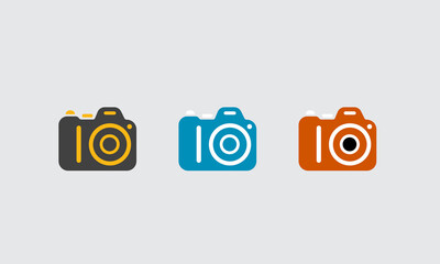 Multimedia camera icon