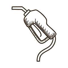 station service dispenser gun drawn style icon