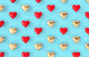 Sweet Valentine's day with heart shape lollipop candy on isolated background.