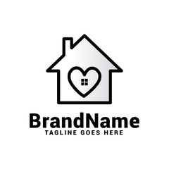 sweet home house logo icon vector template.