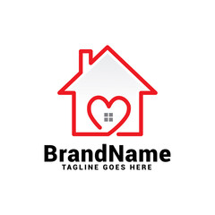 sweet home house logo icon vector template.