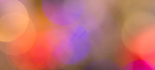 Fundo colorido com desfoque e bokeh