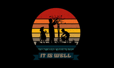 Vintage retro style outdoor t shirt badge logo
