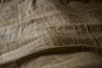 Linen fabric bedding for lazy mornings and good sleep.