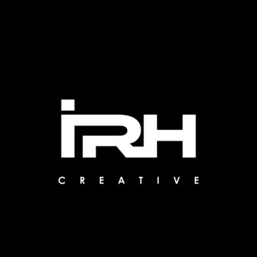 IRH Letter Initial Logo Design Template Vector Illustration