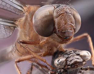 close up of a dragonfly