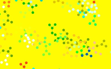 Light Multicolor vector texture with artificial intelligence concept.