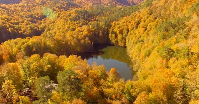 An aerial shot I took at the Seven Lakes National Park in Turkey.
The park is categorized under IUCN II and was established in 1965.