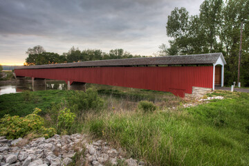 Medora Covered Bridge in Indiana, United States