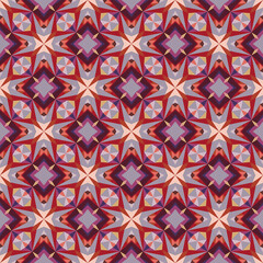 Geometric seamless pattern, ornament, abstract colorful background, fashion print, vector texture.