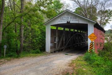 Melcher Covered Bridge in Indiana, United States