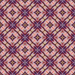 Geometric seamless pattern, ornament, abstract colorful background, fashion print, vector texture.