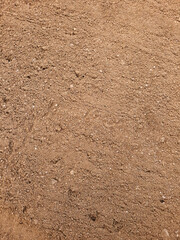 Top view Soil texture background. Sand .