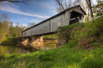 Darlington Covered Bridge in Indiana, United States