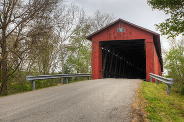 Houck Covered Bridge in Indiana, United States