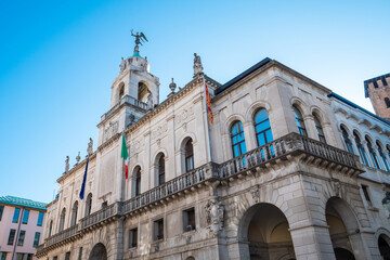 Fototapeta na wymiar Moretti Scarpari Wing of Palazzo Moroni City Hall in Padua, Italy