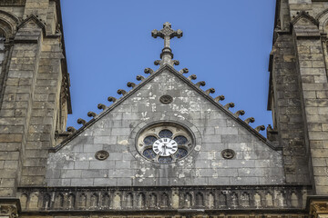 St. Andrew's Church (1869) - Neo-Gothic Catholic parish church in central Bayonne, dedicated to...