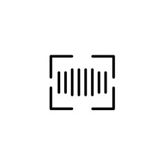 Barcode icon. E-commerce theme icon design. outline style icon. Vector
