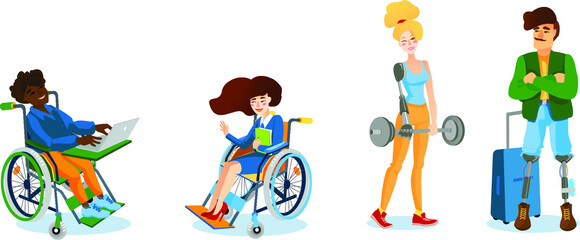 wheelchair for disabled adaptation,