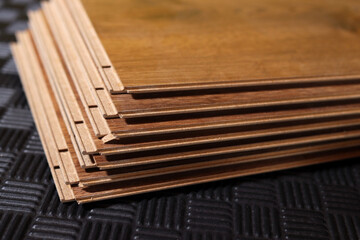 stack of the Laminated panel for the floor