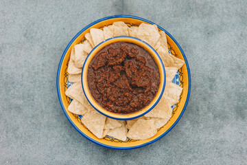 Homemade chips and salsa