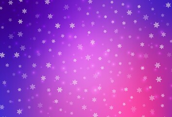 Light Purple, Pink vector layout in New Year style.