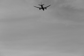airplane in the sky