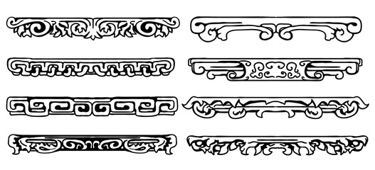 Decorative Ornate Supporting Elements