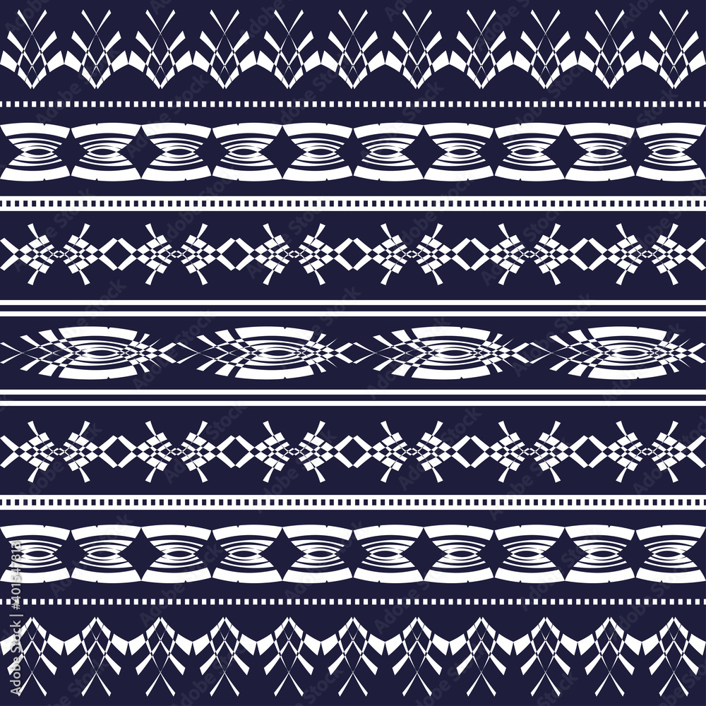 Poster seamless geometric pattern background. folk art design. abstract vector image.