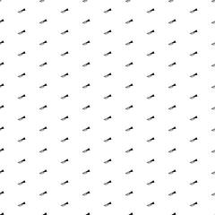 Square seamless background pattern from black trumpet symbols. The pattern is evenly filled. Vector illustration on white background