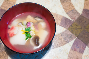 お正月に食べる雑煮