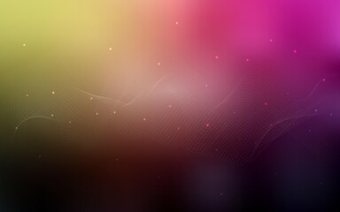 Dark Pink, Yellow vector cover with spots. Abstract illustration with colored bubbles in nature style. New design for ad, poster, banner of your website.