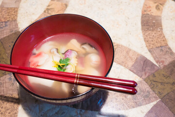 お正月に食べる雑煮
