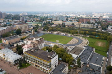 View of the Dynamo stadium in Nizhny Novgorod