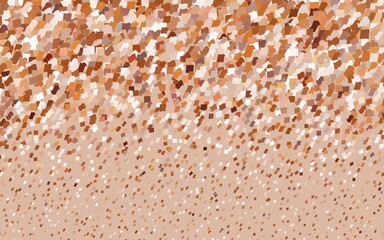 Dark Orange vector polygonal illustration, which consist of rectangles. Rectangular pattern for your business design. Geometric background in Origami style with gradient.